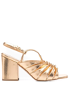 LAURENCE DACADE HIGH BLOCK HEEL SANDALS