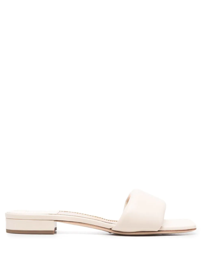 Laurence Dacade Open Toe Slip-on Sandals In Neutrals