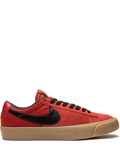 Nike Sb Blazer Low Gt Sneakers In Red