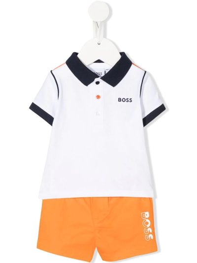 Bosswear Baby Boys Orange Shorts Set