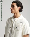 Superdry Vintage Resort Shirt In White