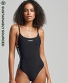 Superdry Women's Essential Tape Swimsuit Black