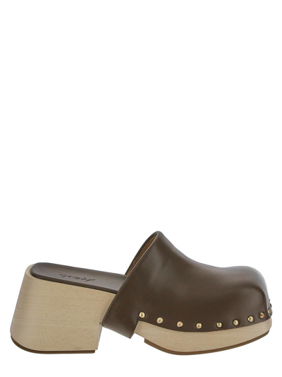 Marsèll Chocolate Clogs In Brown
