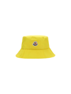 Moncler Logo-patch Bucklet Hat In Yellow