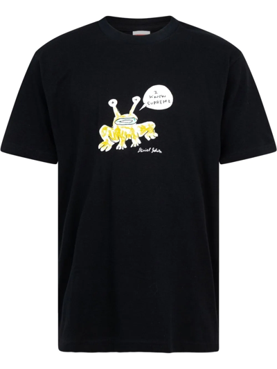 Supreme Frog Short-sleeve T-shirt In Black