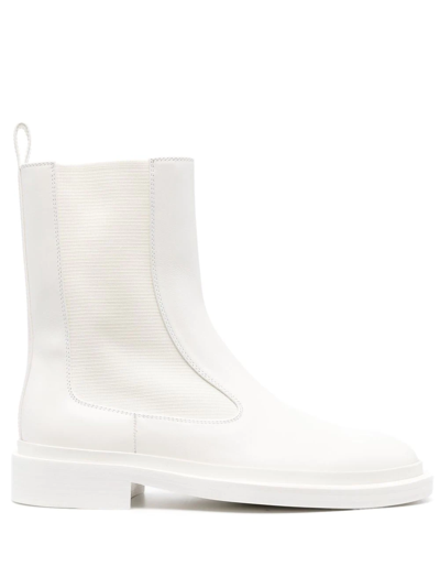 Jil Sander Pull-on Ankle Boots In Weiss