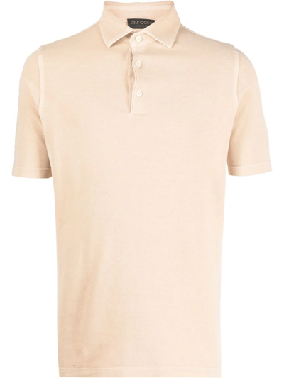 Dell'oglio Short-sleeved Polo Shirt In Gelb