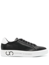 CASADEI TWO-TONE LACE-UP SNEAKERS