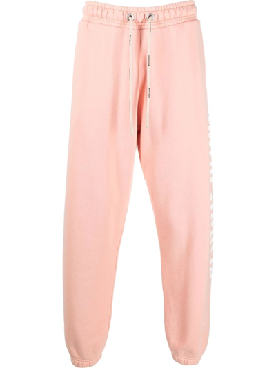 Palm Angels Logo-print Track Trousers In Pink
