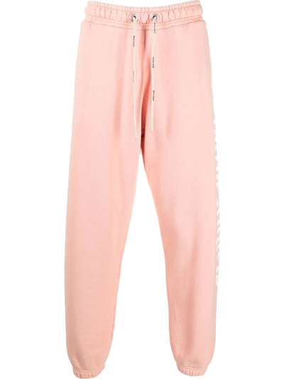 Palm Angels Logo-print Track Pants In Pink