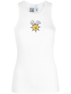 NATASHA ZINKO GRAPHIC-PRINT TANK TOP