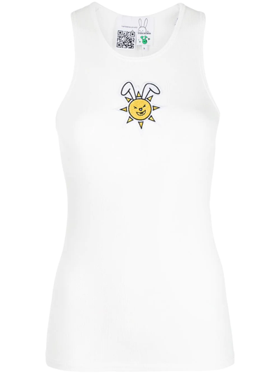 Natasha Zinko Graphic-print Tank Top In White