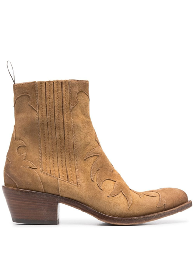 Sartore Texan Boot Sr3645st In Beige