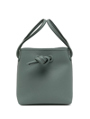 Vasic Bond Leather Bucket Bag In Blau