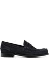 Church's Beffcote Suede Penny Loafers In Ink