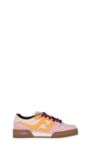 Fendi Ff Mixed Leather Low-top Sneakers