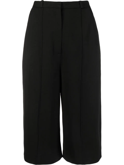 Totême Cropped Tailored Trousers In Black