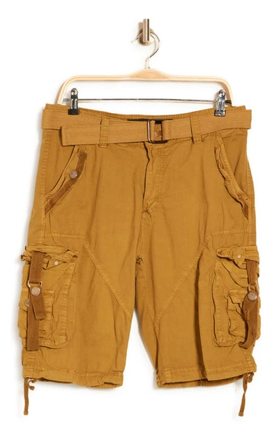 X-ray Belted Cargo Shorts In New Khaki