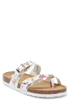 Steve Madden Kids' Beached Slide Sandal In Butterfly