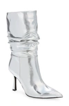 Jeffrey Campbell Guillo Pointed Toe Boot In Silver