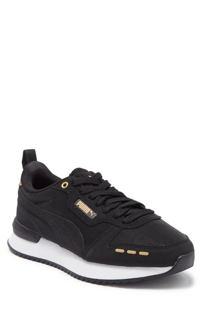 Puma R78 Raw Metallics Athletic Shoe In Black | ModeSens