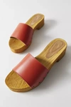 Seychelles Marine Layer Clog Sandal In Dark Orange