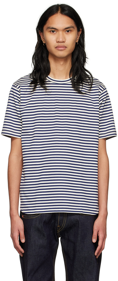 Junya Watanabe Stripe-print Cotton T-shirt In Multicolor