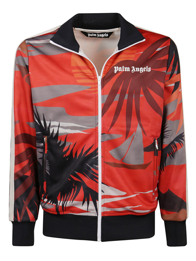 Palm Angels Graphic-print Track Jacket In Red