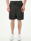 A-COLD-WALL* DENSITY BLACK BERMUDA SHORTS