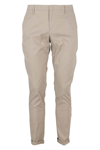 Dondup Pantalone Gaubert Trousers In Fango