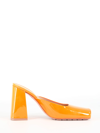 BOTTEGA VENETA TOWER ORANGE PUMPS