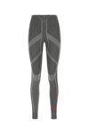 Prada Grey Stretch Polyester Blend Leggings