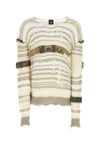 Vitelli Chaga Reverse Logo Stitch Sweater