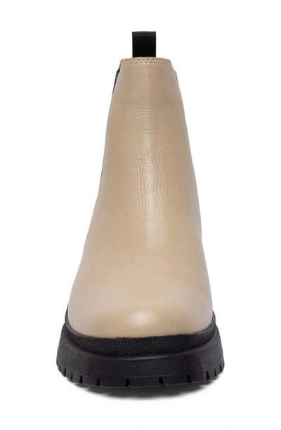 Linea Paolo Tokio Lug Sole Chelsea Boot In Beige