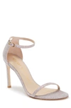 Stuart Weitzman Nudistsong Ankle Strap Sandal In Rosewater
