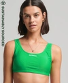 Superdry Women's Essential Bikini Top Green