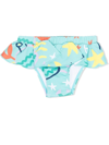 Stella Mccartney Under The Sea Ruffle Bikini Bottoms In Green