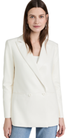 ALICE AND OLIVIA JUSTIN FAUX LEATHER BLAZER