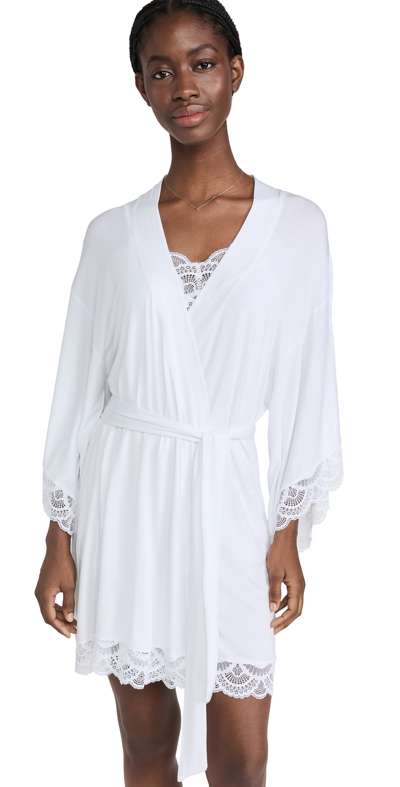 Eberjey Mariana The Mademoiselle Kimono Robe In White