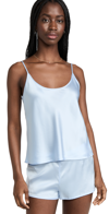 La Perla Women's 2-piece Silk Camisole & Shorts Pajama Set In Azure