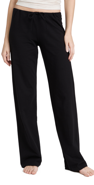 La Perla Souple Jersey Lounge Trousers In Black