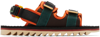 Ps By Paul Smith Touch-strap Open-toe Sandals In 17 Oranges