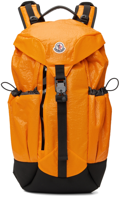 Moncler Yellow Ripstop Jet Backpack In 110 Yellow