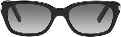 Saint Laurent Black Sl 522 Sunglasses In Black / Grey