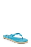 Dkny Women's Tabatha Espadrille Flip Flop Sandals In Electric Blue