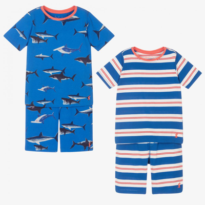 Joules Babies' Boys Blue Pyjamas (2 Pack)