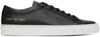 Common Projects Black Tournament Super Low Sneakers In Black