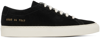Common Projects Black Original Achilles Low Sneakers In 7547 Black
