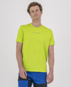 Paul & Shark Organic Cotton T-shirt With Reflective Paul&shark Print In Green