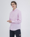Paul & Shark Linen Shirt In Pink